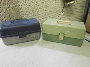 lot 112 image: (F-3) 2 Fishing Tackle Boxes ...
