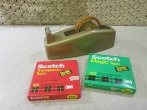 lot 127 image: (CS) Vintage Large Tape Dispenser w...