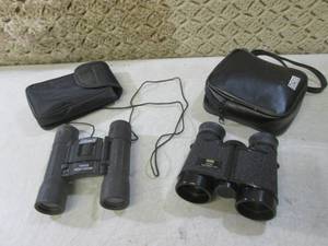 lot 160 image: (C-3) 2 Small Binoculars Coleman 10...