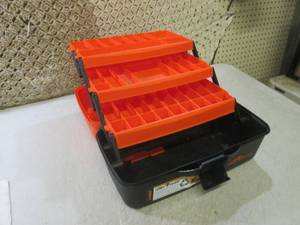 lot 179 image: (EW5) Fleet Farm 3-Tray Fishing Tac...