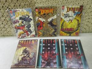 lot 271 image: (RMC) 3 The Demon (1991) and 3 Alie...