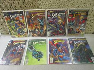 lot 272 image: (RMC) 8 DC Superman Comic Books 199...