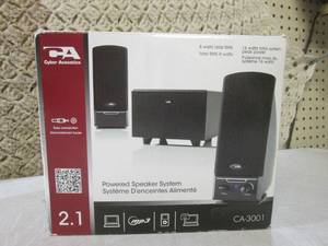 lot 285 image: (CS) Cyber Acoustics CA-3001 Powere...