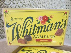 lot 309 image: (C-1) Case 6 Boxes Whitmans Sampler...