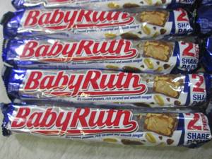 lot 325 image: (B-3) 16 2pc Baby Ruth Candy Bars P...