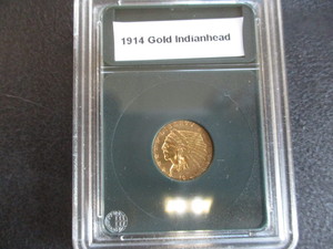 4. 1914 2.50 Gold Indianhead Quarter Eagle