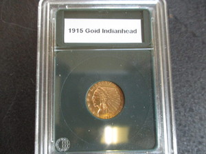 5. 1915 2.50 Gold Indianhead Quarter Eagle