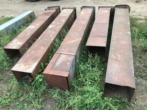 12x12 Leg Steel (wangled Flanges) - 5 pcs