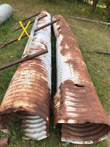24 Galvanized Steel Culverts (2 pcs)