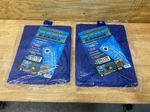 Lot of 2- All Purpose Tarps (10 x 12)