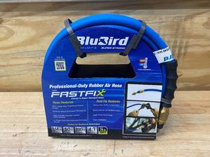 BLUBIRD Professional-Duty 14 in. Rubber Air Hose (50 ft.)