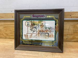 Seagrams Stanley Cup 1905 Bar Mirror 20x 17