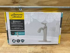 AMERICAN STANDARD Rumson Single Hole Single-Handle Bathroom Faucet in Brushed Nickel