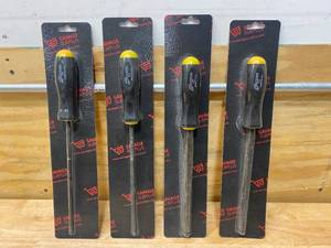 BONDHUS Lot of 4- Hex Ball End Screwdrivers- Two 12 in and Two 14