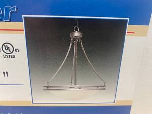 Designer Series 17 Chandelier - Brushed Nickel Finish