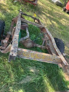 Frame and rear 2 wheels