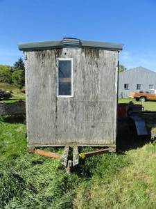 6x12 Fishhouse on wheels