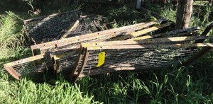 Corn crib pieces