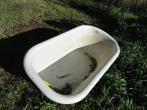 Tub  Planter Yard Art