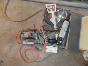 Black & Decker Jig Saw , Grease gun, Drive Wheel, Steel chain