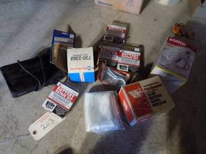 Battery Repair kits, indoor lamp, fuel strainer, TV antenna