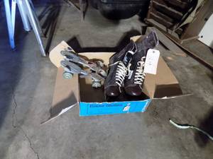 Hockey Skates- Baver Size 12, Antique Roller Skates