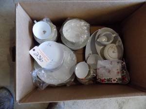 China Set Fashion Manor New Rose Design Fine China
