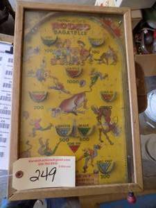 Vintage Game, Push M Ups Rodeo Bagatelle (Works)
