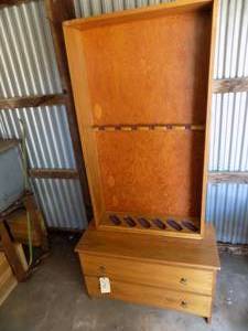 Gun Cabinet- 6 Place, 2 drawers,