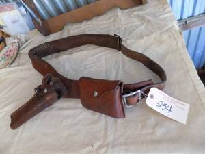 Holster and Belt, Leather in excellent condition