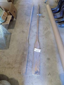 2 Wooden Oars