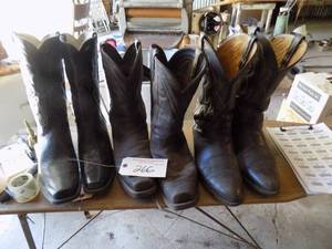 Cowboy Boots - Leather Size 12, 1-Nocona, 1Westex (new), 1 Durango