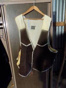 Leather Vest - Wrangler - Size XL