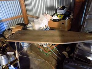 Vintage Ironing Board (Wood Top) -Misc Clothing , Shoes, Towels, Blankets