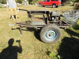 Wood Plainer on Trailer