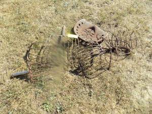 Tractor Seat and Pitch Fork Ends