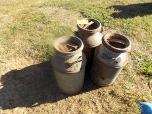 3 Milk Cans