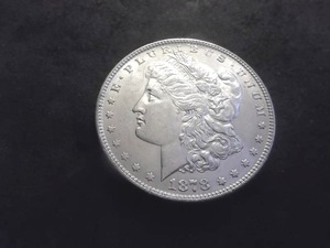 1878 Morgan Silver Dollar With 7 Over 8 Tailfeathers
