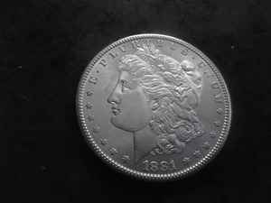 1881 S Morgan Silver Dollar