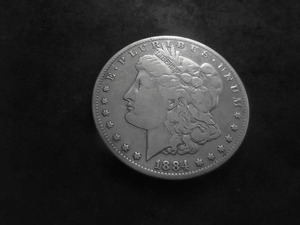 1884 S Morgan Silver Dollar