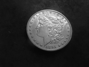1891 S Morgan Silver Dollar