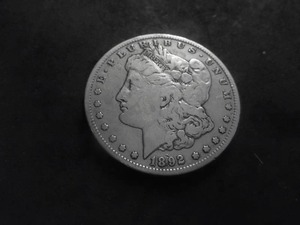 1892 S Morgan Silver Dollar