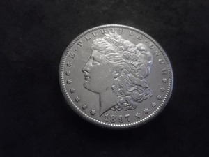 1897 S Morgan Silver Dollar