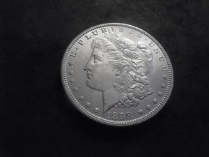 1898 O Morgan Silver Dollar