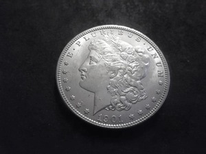1901 O Morgan Silver Dollar