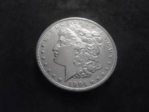 1904 O Morgan Silver Dollar