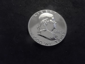 1963 Franklin Half Dollar Proof