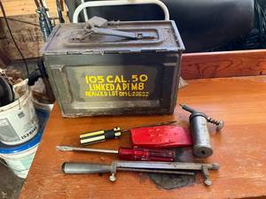 lot 15 image: Ammo Box & Contents