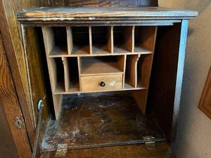lot 150 image: Antique Gun CabinetDesk