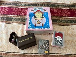 lot 206 image: New Clock & Harley Davidson Playing Cards, Misc